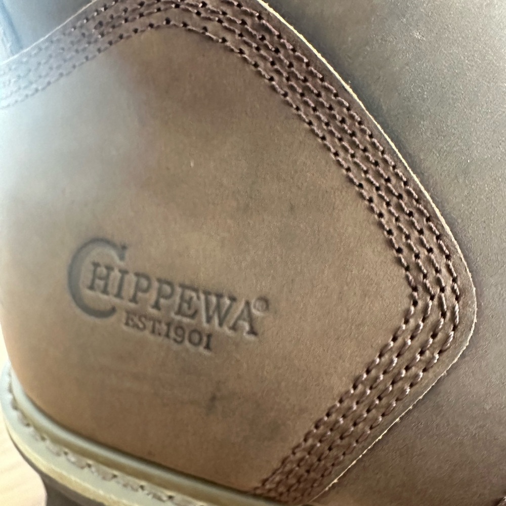 Chippewa Hador Tough Bark | Size 9.5 | 8” Oblique Steel Logger | NWT - Picture 4 of 7